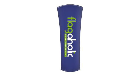 Curved Top Fabric Banner Stand-1
