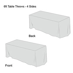 Front Logo Table Throw-7