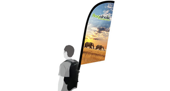 Backpack Feather Banner